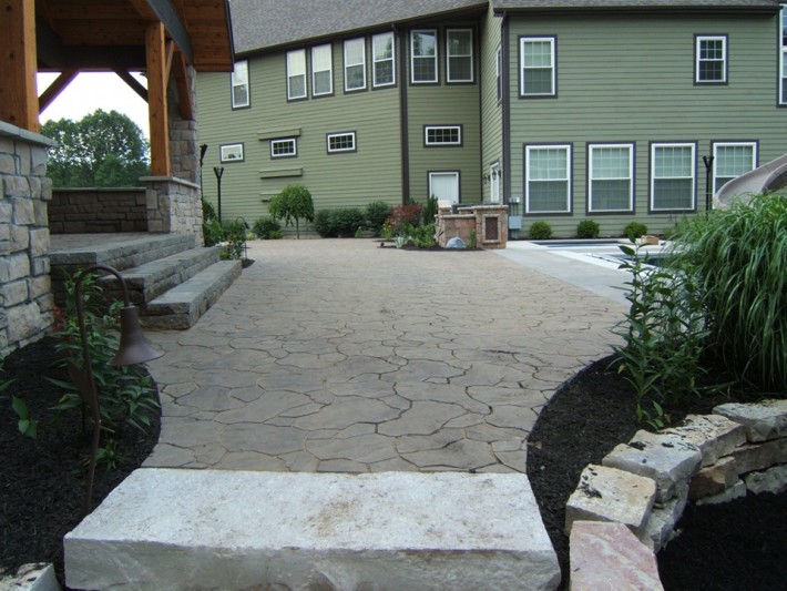 hardscape patio installation