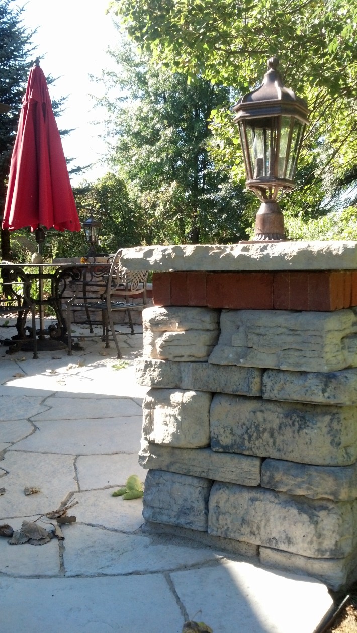 finished patio installation Indiana