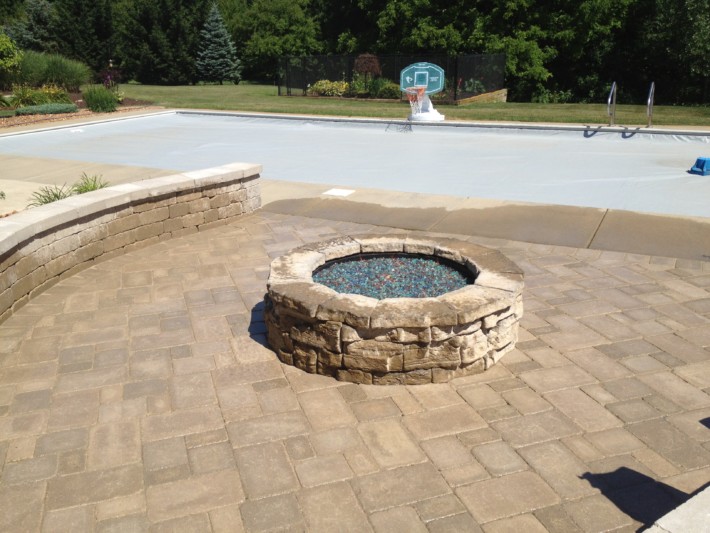 Patio installation